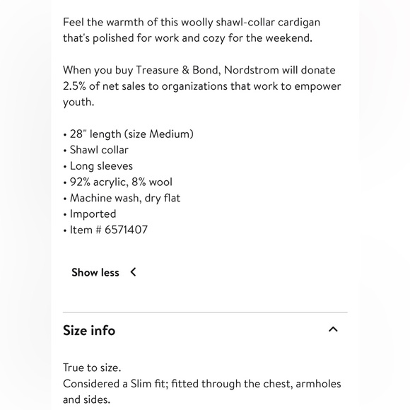 Treasure & bond men’s sweater NWT
size Medium
oatmeal heather - Picture 3 of 6